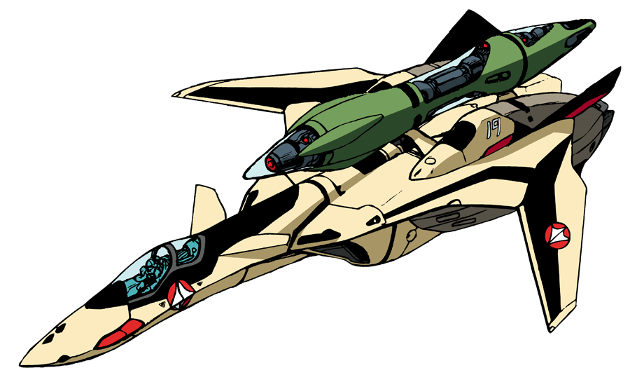 コミック・アニメ YF-19 FOLD BOOSTER & FAST PACK(NT588) Shinsei Industry YF-19 Fold Booster (with FAST Packs)